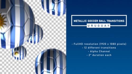 Videohive - Metallic Soccer Ball Transitions - Uruguay - 33226847 - 33226847