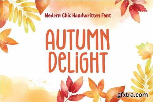 Autumn Delight - Modern Chic Handwritten Font