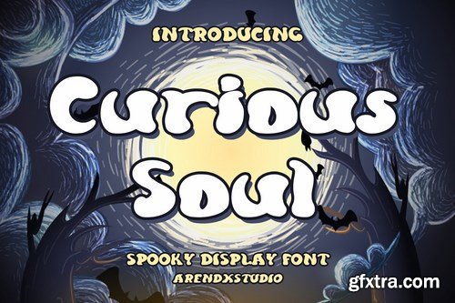 Curious Soul - Spooky Dislay Font