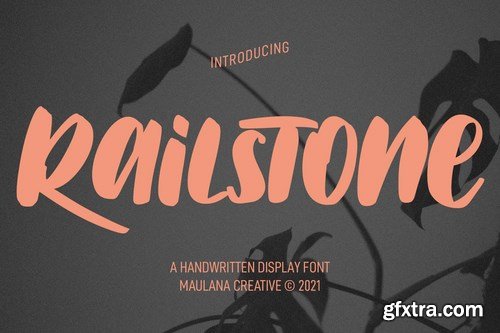 Railstone Handwritten Display Font