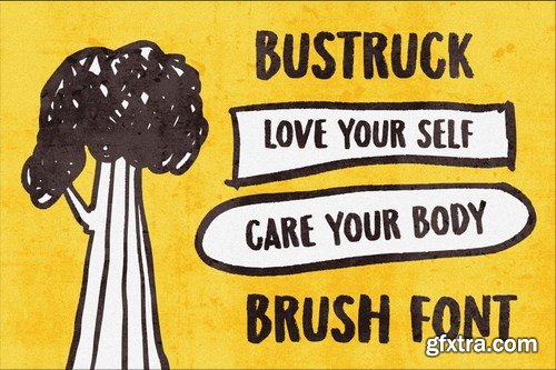 Bustruck Brush Font