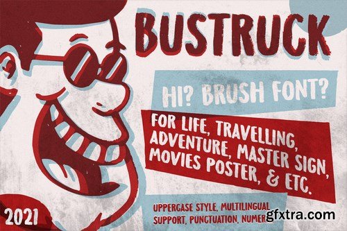 Bustruck Brush Font