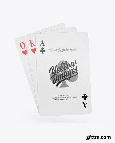 Three Playing Cards Mockup 86703