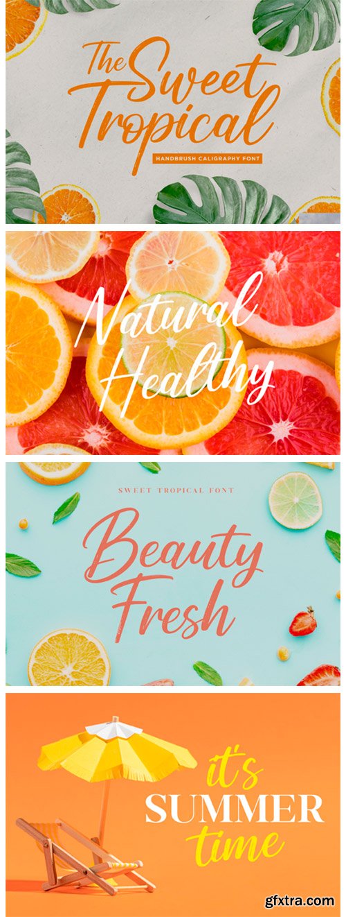 Sweet Tropical Font