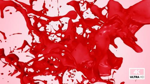 Videohive - Red Paint Jet Stream Splash V3 - 33228282 - 33228282