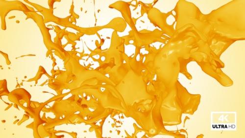 Videohive - Fresh Mango Juice Jet Stream Splash V3 - 33228836 - 33228836