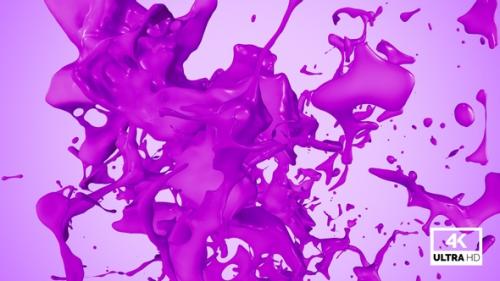 Videohive - Purple Paint Jet Stream Splash V2 - 33229154 - 33229154