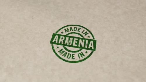 Videohive - Made in Armenia stamp and stamping - 33229673 - 33229673