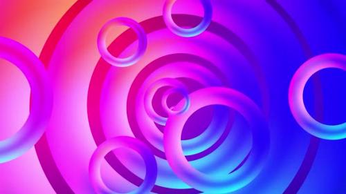 Videohive - Beautiful background with moving rings - 33230477 - 33230477