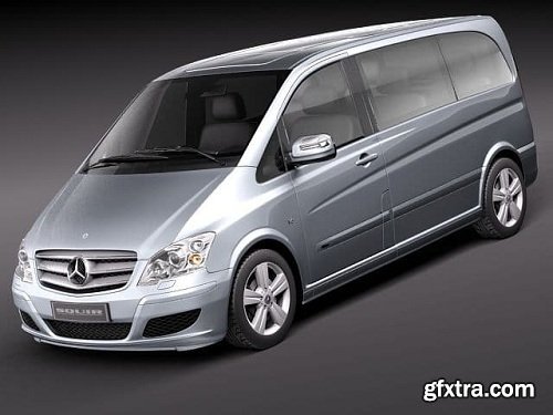 Mercedes Viano 2010 3D Model