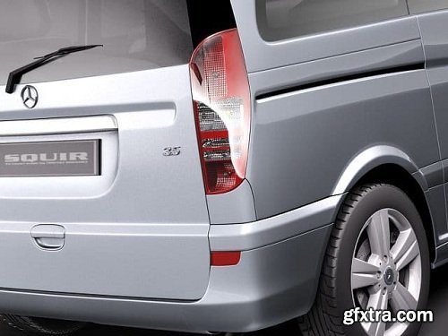 Mercedes Viano 2010 3D Model