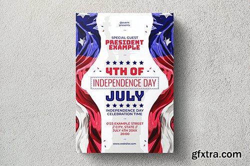 American independence day flyer template XW5ZD8T