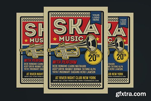 Ska Music Flyer R5VR2CM