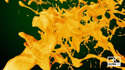 Videohive - Fresh Mango Juice Jet Stream Splash V1 - 33235709 - 33235709