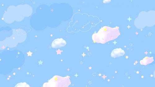 Videohive - Cartoon Clouds Sky - 33237332 - 33237332