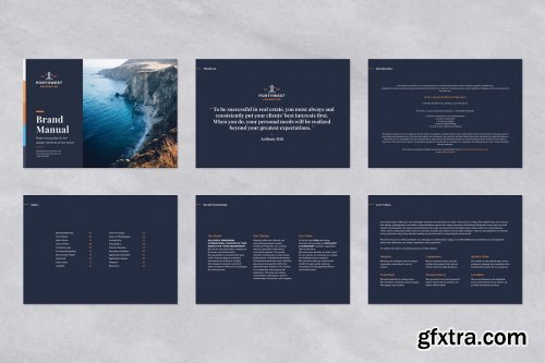 CreativeMarket - Logo Brand Guidelines Template 4893108