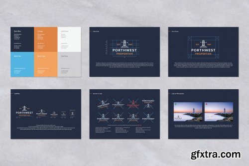 CreativeMarket - Logo Brand Guidelines Template 4893108