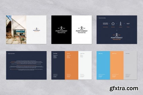 CreativeMarket - Logo Brand Guidelines Template 4893108