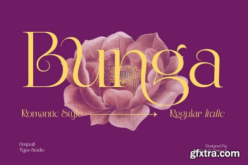 Bunga Romantic Font