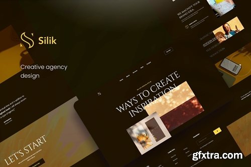 Silik Creative Agency PSD Template