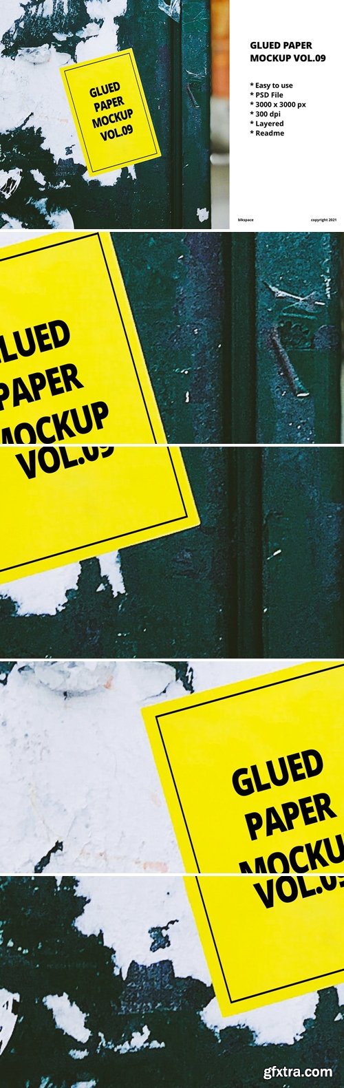 Glued Paper Mockup Vol.09