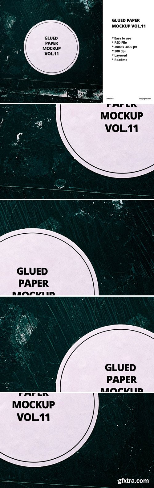 Glued Paper Mockup Vol.11