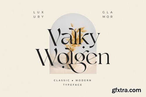 Valky Classic Modern Typeface