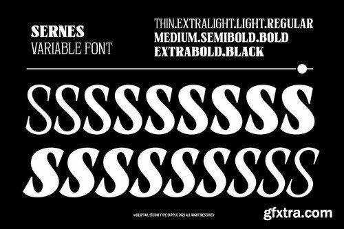 Sernes - Display Font