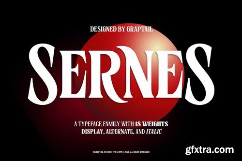 Sernes - Display Font