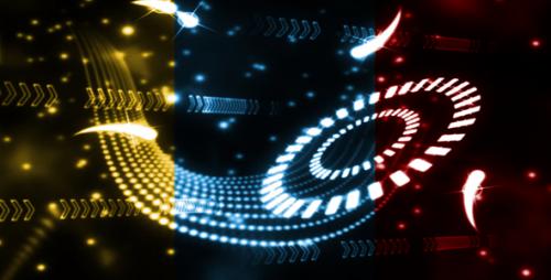 Videohive - Stroke with particle Looping Background - 100159 - 100159