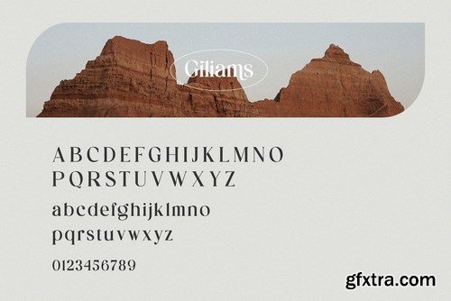 Giliams - Modern Ligature Serif