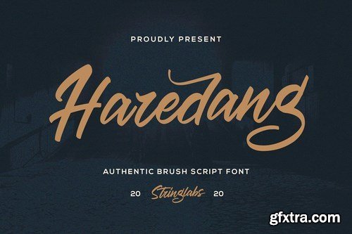 CM - Haredang - Bold Script Font 5199198