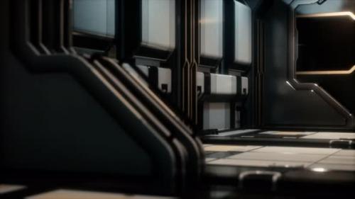 Videohive - Scifi Tunnel or Spaceship Corridor - 33259511 - 33259511