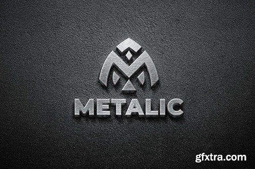 3D Metal - Mockup Logo 9AQ9ALT