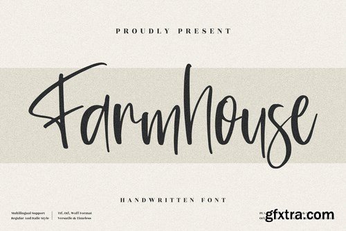 Farmhouse Handwritten Font