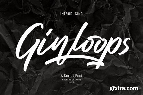 Ginloops Handwritten Script Font