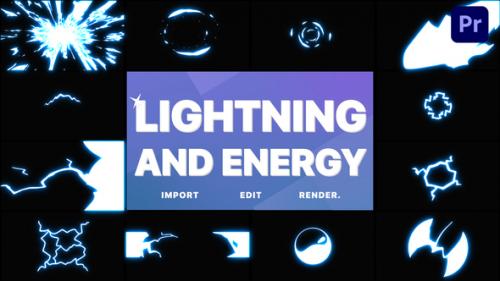 Videohive - Lightning and Energy Elements | Premiere Pro MOGRT - 33225163 - 33225163