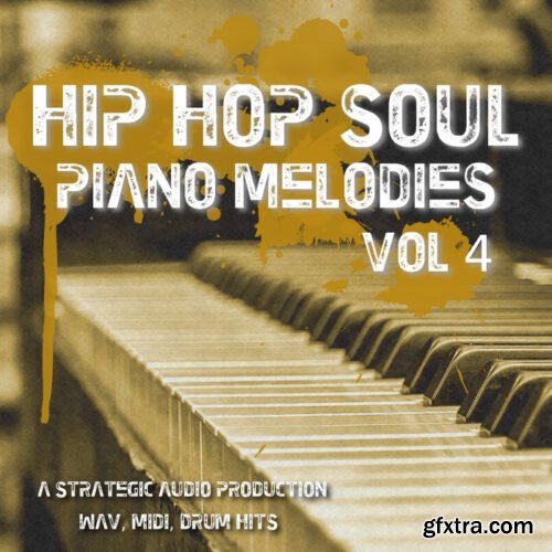 Strategic Audio Hip Hop Soul Piano Melodies Vol 4 WAV MIDI