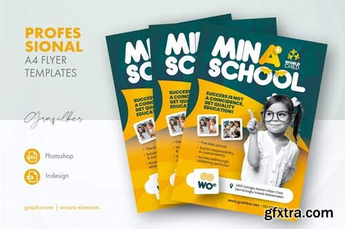 Kids School Flyer Templates