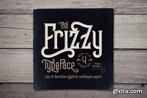 CM - Frizzy vintage font 4893292