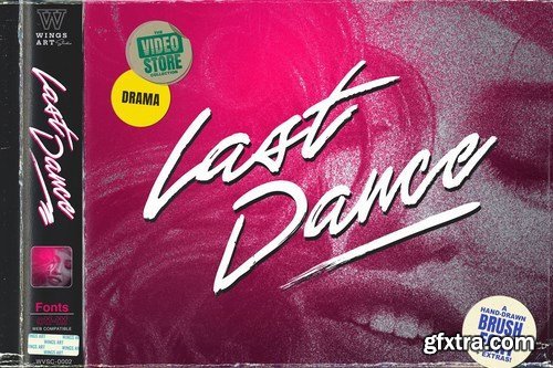 CM - Last Dance - Retro Brush Script Font 5418982