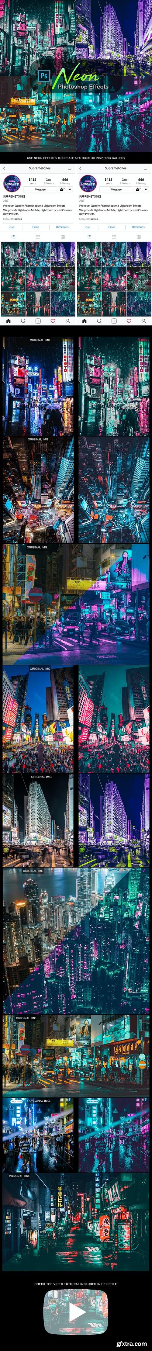 GraphicRiver - Neon Photoshop Effects 24736828