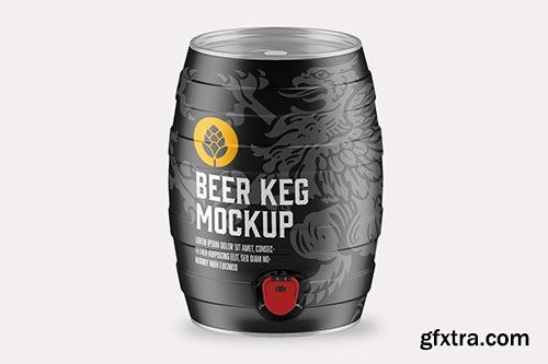 Beer Keg Mockup ZQP2Q9S