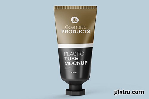 Glossy Cosmetic Tube Mockup XG2BZ2H