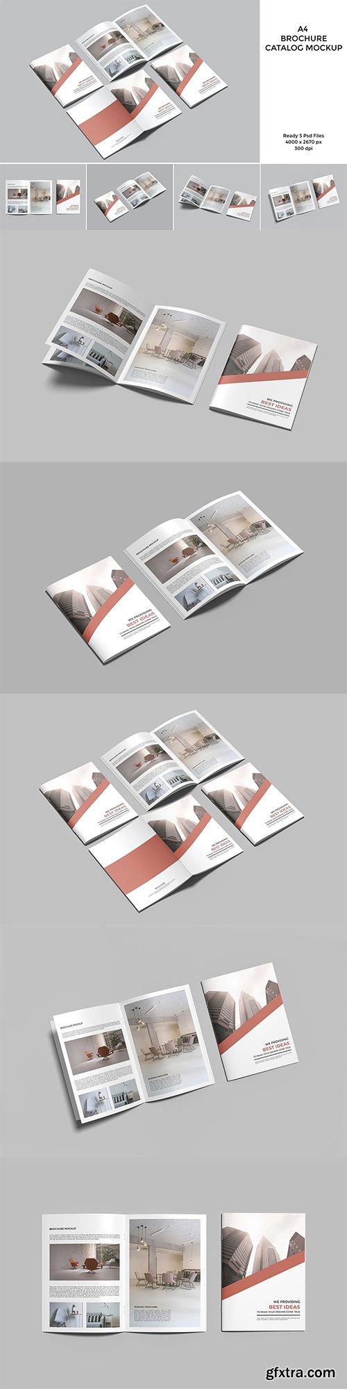 A4 Brochure catalog mockup NKX7ZXW