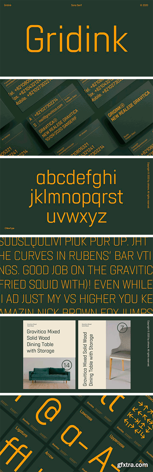 Gridink Font Family