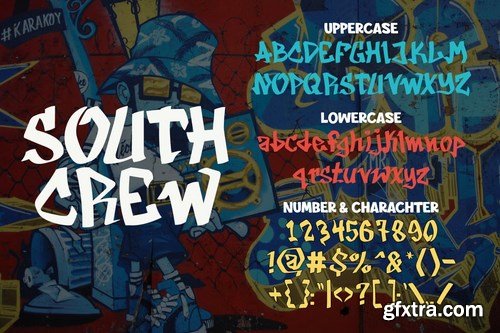 South Crew - graffiti font