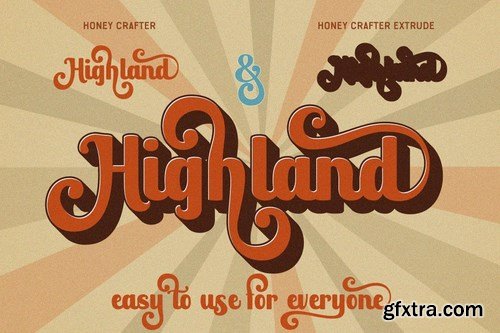 Honey Crafter Vintage Business Font