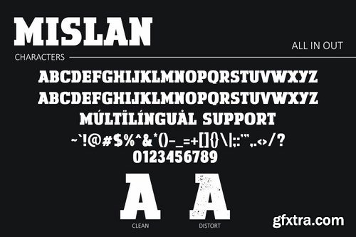 Mislan Business Advertising Font