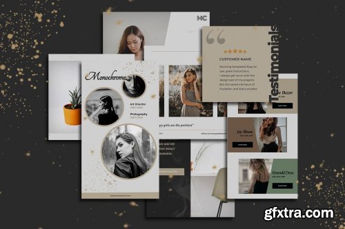 CreativeMarket - Michelle - Instagram Post & Stories 5027448